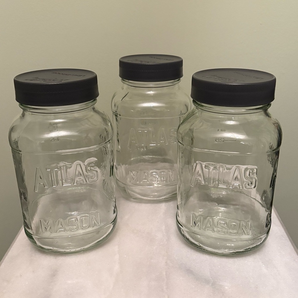 Atlas Mason Jars 24 oz (Set of 3)